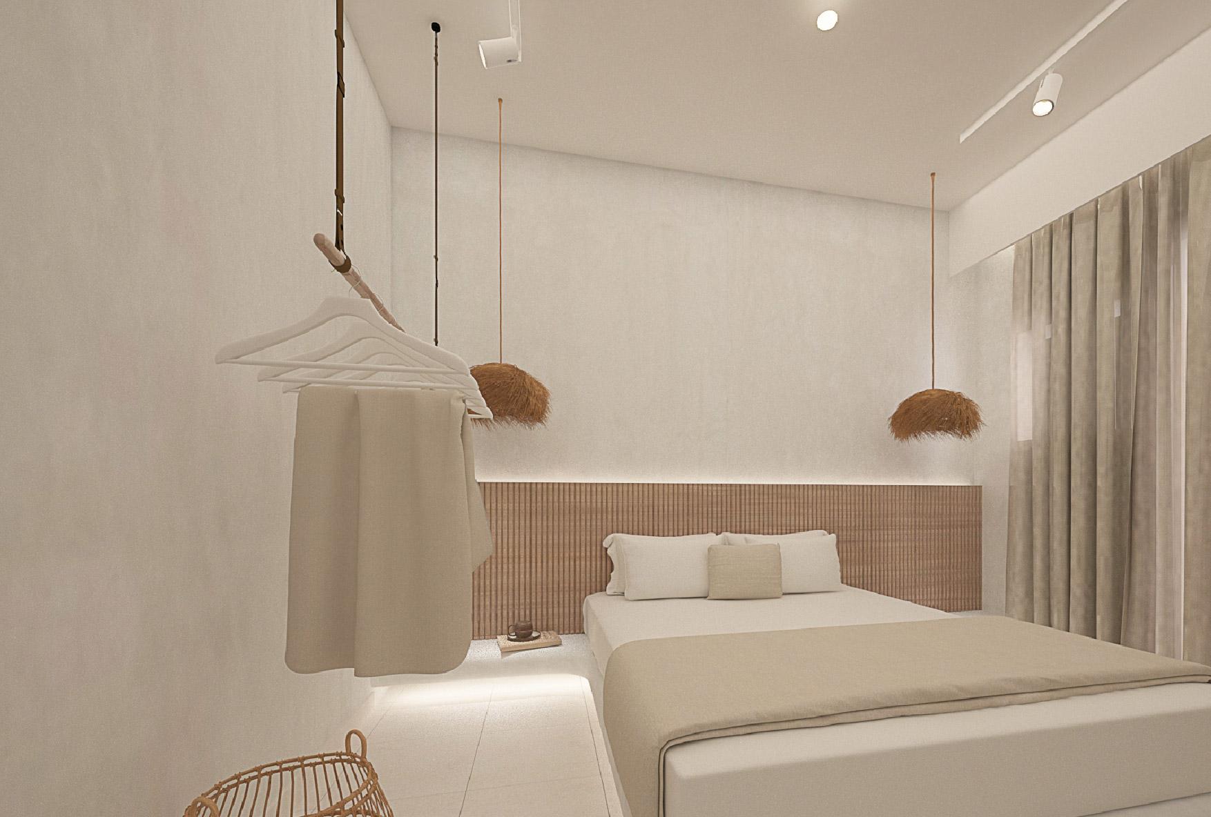 Aelia Luxury Suites Karterados  Luaran gambar A bedroom at the hotel
