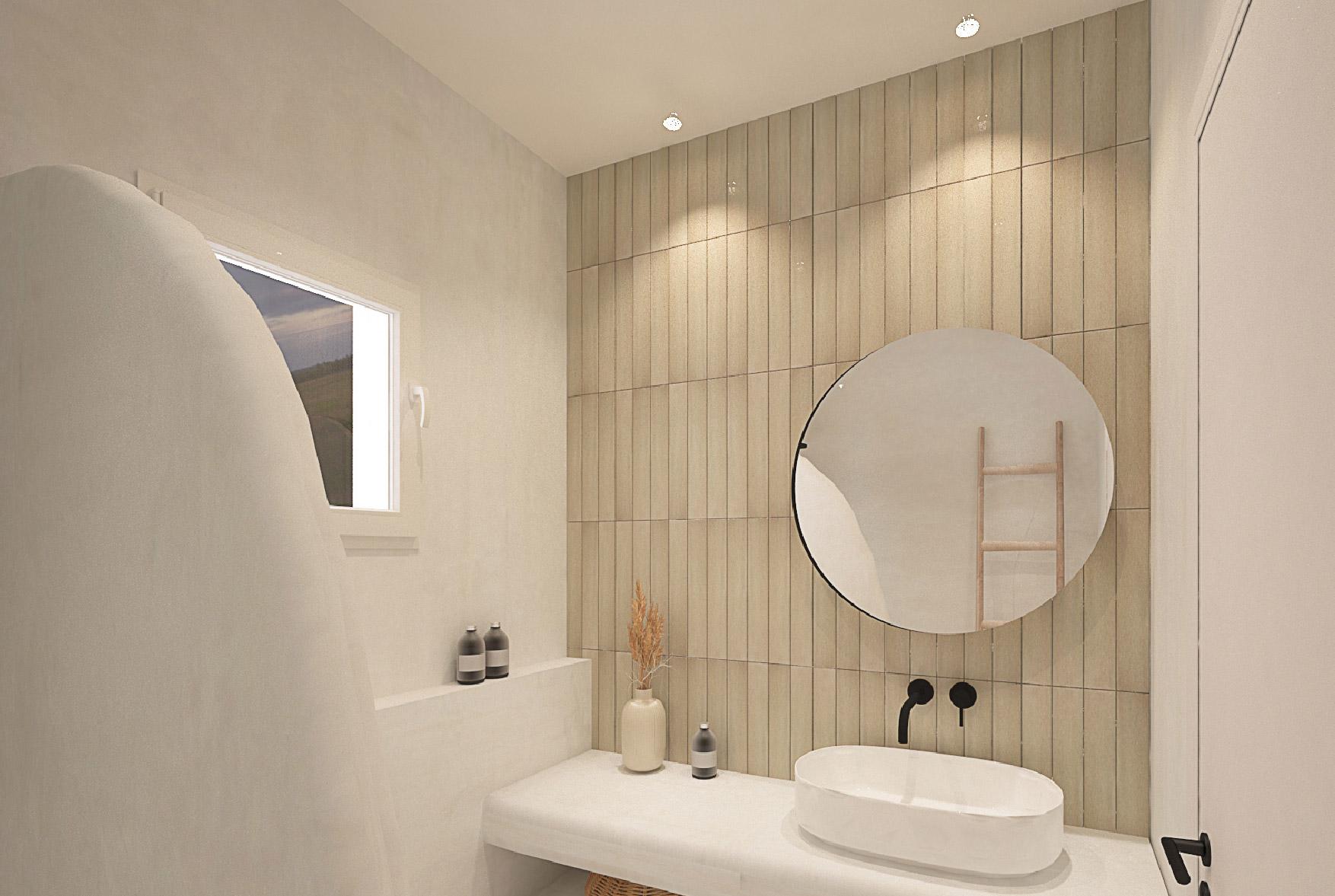 Aelia Luxury Suites Karterados  Luaran gambar Bathroom