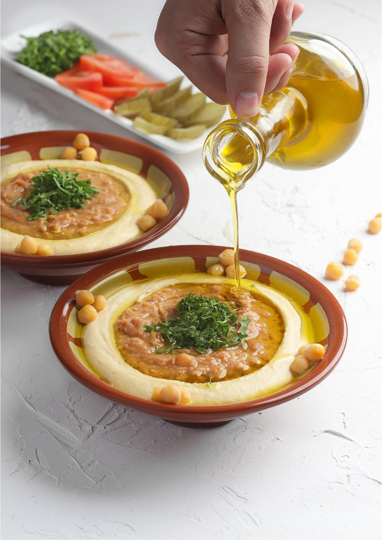 Aelia Luxury Suites Karterados  Luaran gambar Hummus and ful