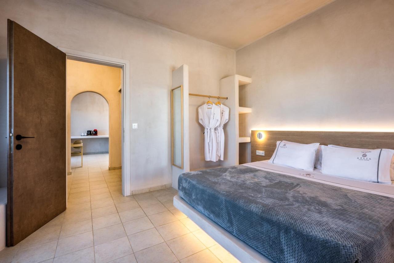 Aelia Luxury Suites Karterados  Luaran gambar Deluxe room